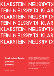 Handleiding Klarstein 10031572 Elektrische haard