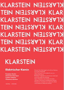Manual de uso Klarstein 10012126 Chimenea electrica