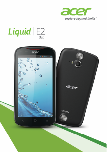 Mode d’emploi Acer Liquid E2 Duo Téléphone portable