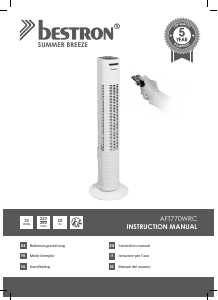 Manuale Bestron AFT770WRC Ventilatore