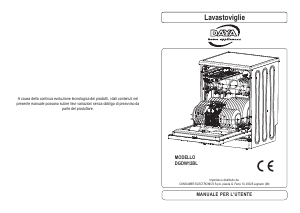 Manuale DAYA DGDW12BL Lavastoviglie