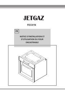 Mode d’emploi Jetgaz FEC01N Four