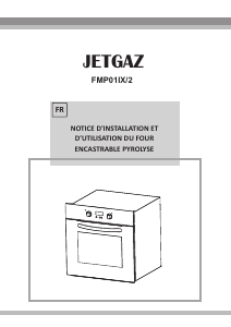 Mode d’emploi Jetgaz FMP01IX/2 Four