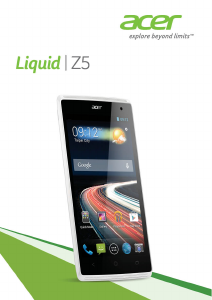 Manual Acer Liquid Z5 Mobile Phone