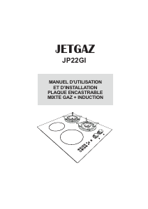Mode d’emploi Jetgaz JP22GI Table de cuisson