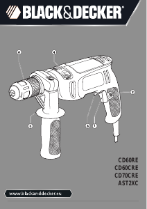 Manual Black and Decker CD60CRE Berbequim de percussão