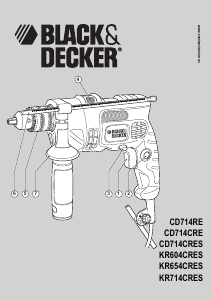 Manual de uso Black and Decker KR714CRES Martillo perforador