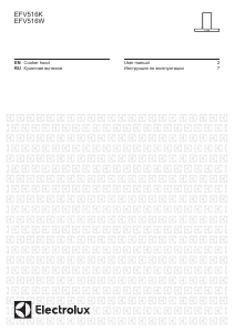Руководство Electrolux EFV516K Кухонная вытяжка