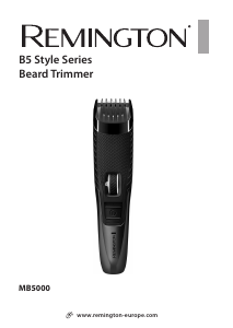 Manual Remington MB5000 Trimmer de barba