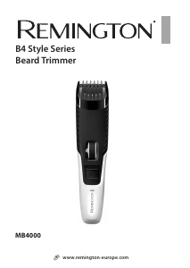 Manual Remington MB4000 Trimmer de barba