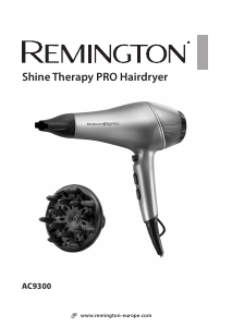 Kullanım kılavuzu Remington AC9300 Saç kurutma makinesi