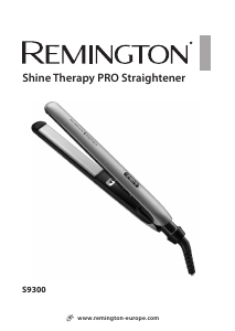 Руководство Remington S9300 Выпрямитель волос