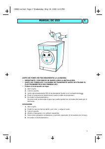 Manual de uso Whirlpool AWM 742 Lavadora