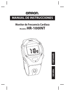 Manual de uso Omron HR-100INTN Monitor de ritmo cardíaco
