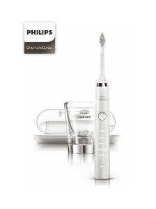 Manual Philips HX9337 Sonicare DiamondClean Escova de dentes elétrica