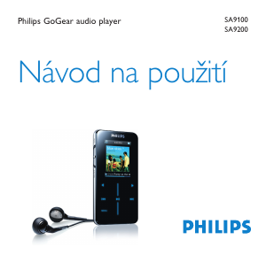 Manuál Philips SA9200 GoGear Přehrávač MP3