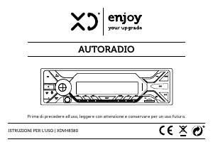 Manuale XD XDVH8380 Autoradio