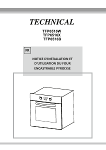 Mode d’emploi Technical TFP6516W Four