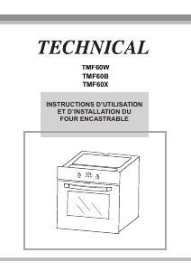 Mode d’emploi Technical TMF60B Four