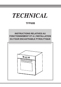 Mode d’emploi Technical TFP60B Four