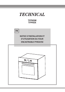 Mode d’emploi Technical TFP65W Four