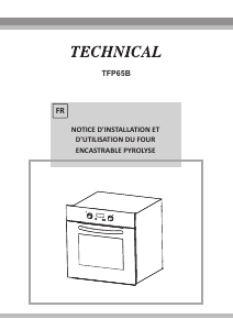 Mode d’emploi Technical TFP65B Four