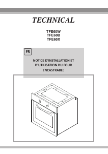 Mode d’emploi Technical TFE60X Four