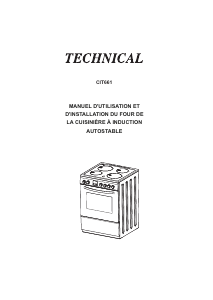 Mode d’emploi Technical CIT661 Cuisinière