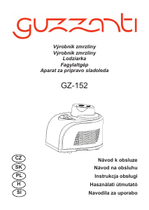 Instrukcja Guzzanti GZ 152 Maszyna do lodów