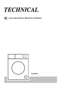 Mode d’emploi Technical TLS1475 Lave-linge séchant