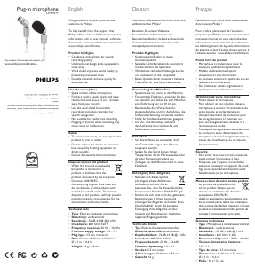 Manuale Philips LFH9171 Microfono