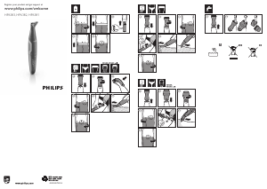 Käyttöohje Philips HP6381 Bikinitrimmeri