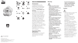 Bedienungsanleitung Philips SCH480 Avent Badthermometer