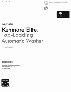 Manual Kenmore 796.31433 Washing Machine