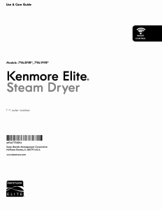 Manual Kenmore 796.81983 Dryer