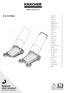 Brugsanvisning Kärcher S 4 Twin Fejemaskine