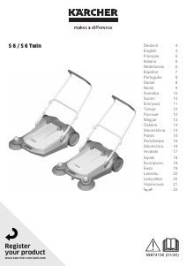 Käyttöohje Kärcher S 6 Twin Lakaisukone