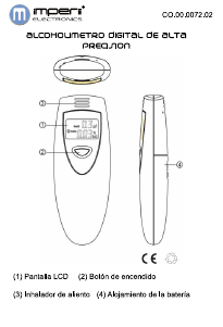 Manual Imperii Electronics CO.00.0072.02 Breathalyzer