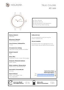 Handleiding Holzkern Der Virtuose Horloge