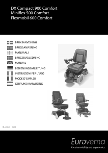 Bruksanvisning Eurovema DX Compact 900 Comfort Elektrisk rullestol