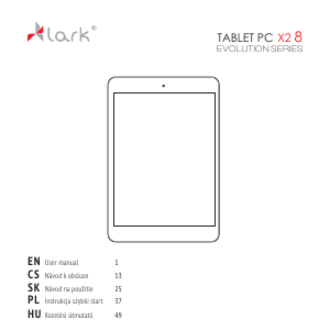 Instrukcja Lark Evolution X2 8 Tablet