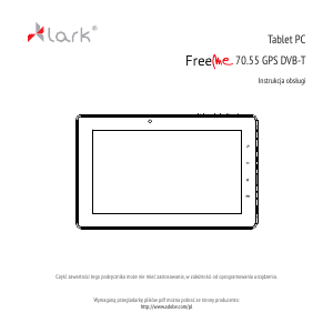 Instrukcja Lark FreeMe 70.55 Tablet