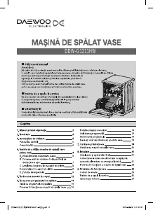 Manual Daewoo DDW-G1211HW Maşină de spălat vase