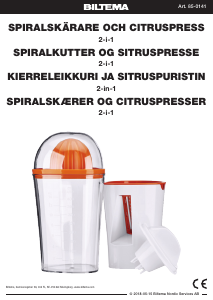 Bruksanvisning Biltema 85-0141 Spiralskjærer