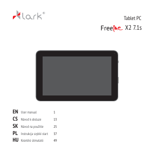 Instrukcja Lark FreeMe X2 7.1s Tablet