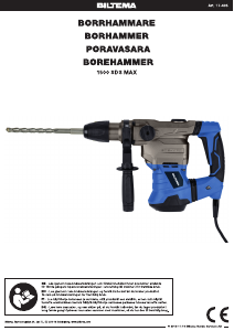 Bruksanvisning Biltema 1500 SDS MAX Borhammer