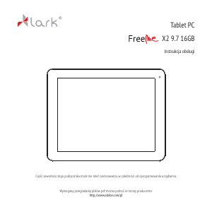 Instrukcja Lark FreeMe X2 9.7 Tablet