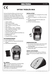 Bruksanvisning Biltema 24-593 Mus