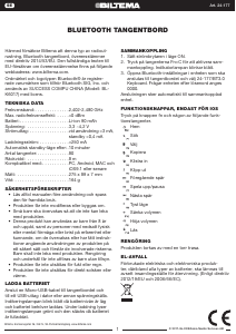 Brugsanvisning Biltema 24-177 Tastatur