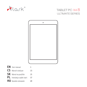 Manuál Lark Ultimate X4 8 Tablet